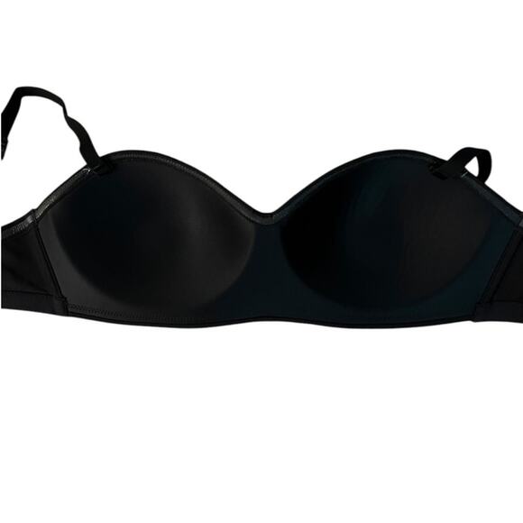 ^NWOT Wacoal 854372 Staying Power Wire Free Strapless Black Bra – 32D - Picture 4 of 5